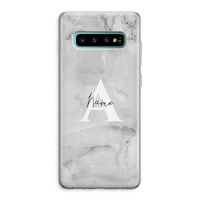 Ivory Marble: Samsung Galaxy S10 Plus Transparant Hoesje Ivory Marble: Samsung Galaxy S10 Plus Transparant Hoesje