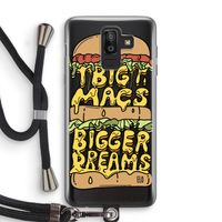 Big Macs Bigger Dreams: Samsung Galaxy J8 (2018) Transparant Hoesje met koord