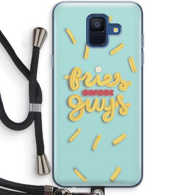 Always fries: Samsung Galaxy A6 (2018) Transparant Hoesje met koord