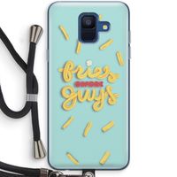 Always fries: Samsung Galaxy A6 (2018) Transparant Hoesje met koord