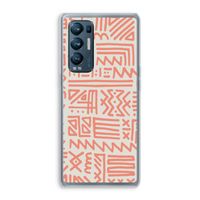 Marrakech Pink: Oppo Find X3 Neo Transparant Hoesje