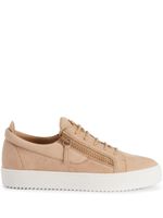 Giuseppe Zanotti baskets Frankie en cuir - Tons neutres - thumbnail