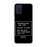 Mijn Motto's: Samsung Galaxy A03s Transparant Hoesje
