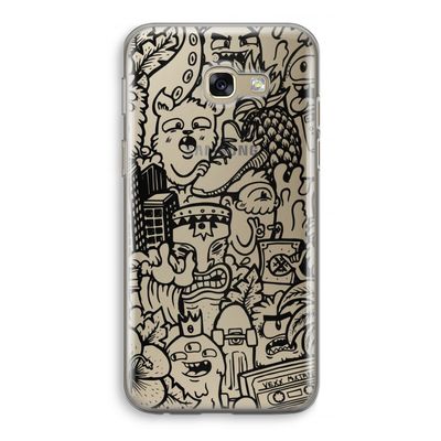 Vexx Black Mixtape: Samsung Galaxy A5 (2017) Transparant Hoesje