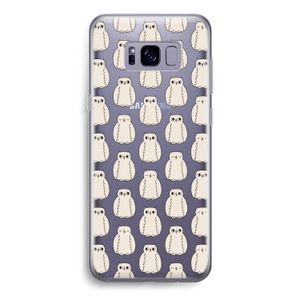 Uilen: Samsung Galaxy S8 Transparant Hoesje