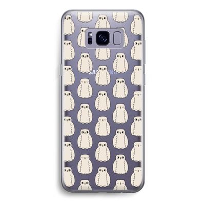 Uilen: Samsung Galaxy S8 Transparant Hoesje