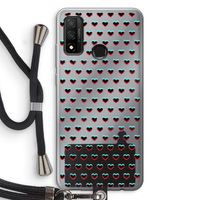 Hartjes: Huawei P Smart (2020) Transparant Hoesje met koord