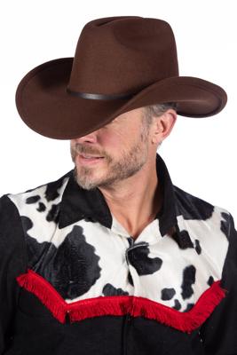 Cowboy hoed bruin Authentic Western