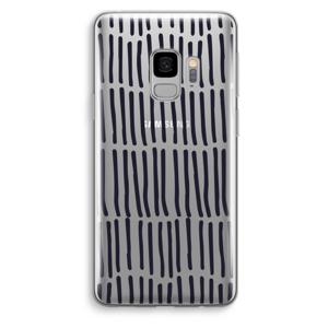 Moroccan stripes: Samsung Galaxy S9 Transparant Hoesje