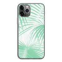 Palmbladeren: iPhone 11 Pro Transparant Hoesje