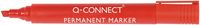 Q-CONNECT permanente marker, 2-5 mm, schuine punt, rood