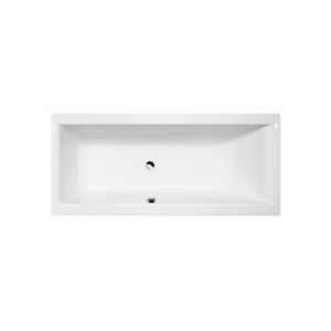 Ligbad Polysan Cleo Slim Inbouw 180x90x48 cm Wit Polysan