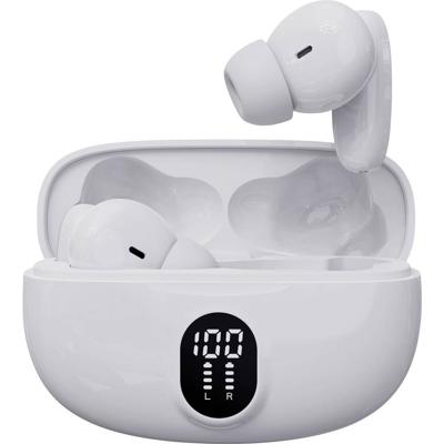 Denver TWE-57W WHITE In Ear oordopjes Mobiele telefoon Bluetooth Stereo Wit