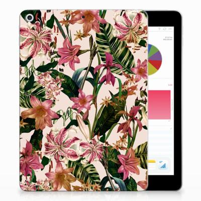 Apple iPad 9.7 2018 | 2017 | Siliconen hoesje | Flowers Apple iPad 9.7 2018 | 2017 | Siliconen hoesje | Flowers