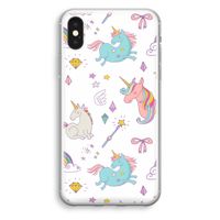Fantasiewereld: iPhone XS Transparant Hoesje