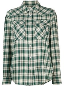 Woolrich chemise en flanelle à carreaux - Vert