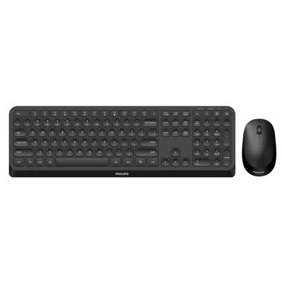 Toetsenbord en muis Philips SPT6307B/16 Zwart QWERTY