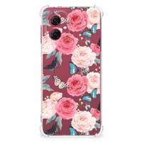 Motorola Moto G55 Case Butterfly Roses