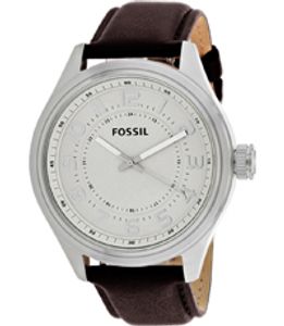 Horlogeband Fossil BQ2247 Leder Bruin 22mm