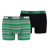 Puma Boxershorts Stripe Green 2-pack NOS