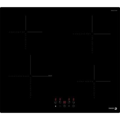 Kookplaat - FAGOR - FTI468 - 59 cm - 4 inductiepitten - Zwart glas