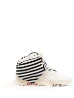 Saint Laurent baskets montantes Smith à rayures - Blanc - thumbnail