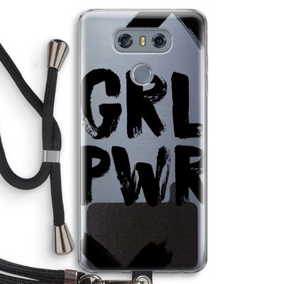Girl Power #2: LG G6 Transparant Hoesje met koord