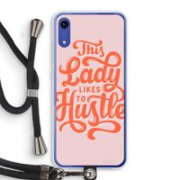 Hustle Lady: Honor Play 8A Transparant Hoesje met koord