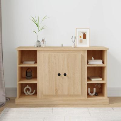 Dressoir 100x35,5x60 cm bewerkt hout sonoma eikenkleurig