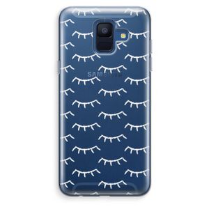 Wimpers: Samsung Galaxy A6 (2018) Transparant Hoesje