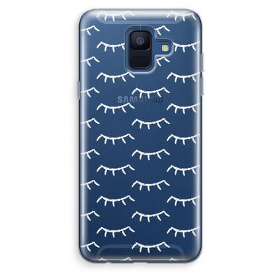 Wimpers: Samsung Galaxy A6 (2018) Transparant Hoesje