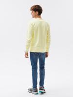 Ombre - heren sweater geel - B1146-01 - thumbnail