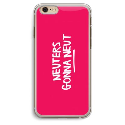 Neuters (roze): iPhone 6 Plus / 6S Plus Transparant Hoesje