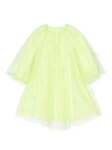 jnby by JNBY robe en tulle à motif cœur - Jaune