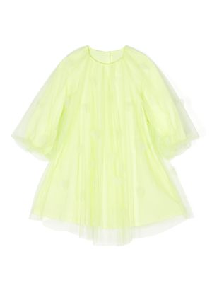 jnby by JNBY robe en tulle à motif cœur - Jaune