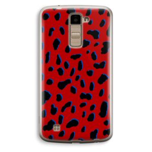 Red Leopard: LG K10 (2016) Transparant Hoesje