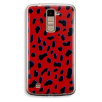 Red Leopard: LG K10 (2016) Transparant Hoesje