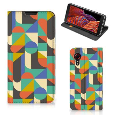 Samsung Galaxy Xcover 5 | Hoesje met Magneet | Funky Retro