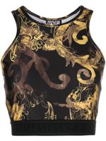 Versace Jeans Couture débardeur à imprimé baroque - Noir