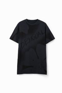 Oversized arty T-shirtjurk - BLACK - L