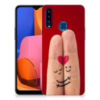 Samsung Galaxy A20s | Sillicone Back Cover | Liefde - Origineel Romantisch Cadeau