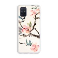 Japanse bloemen: Galaxy A71 Transparant Hoesje