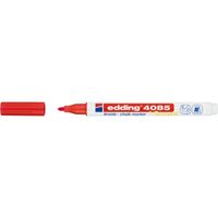 Krijtstift edding by Securit 4085 rond 1-2mm rood - thumbnail