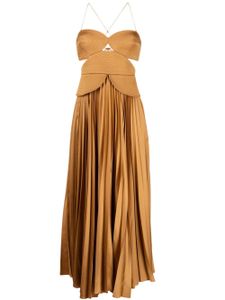 Acler robe Atholton à coupe mi-longue - Or