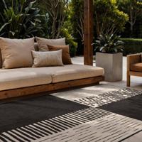 Vloerkleed Acacia Rechthoekig - Zwart Wit 230x160cm - Polypropyleen - Dekbed-Discounter.nl