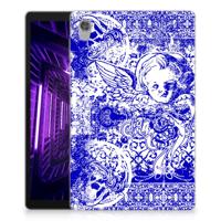Tablet BackCover Lenovo Tab M10 HD (2de generatie) Angel Skull Blauw Tablet BackCover Lenovo Tab M10 HD (2de generatie) Angel Skull Blauw