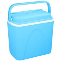 Voordelige grote blauwe koelbox 24 liter