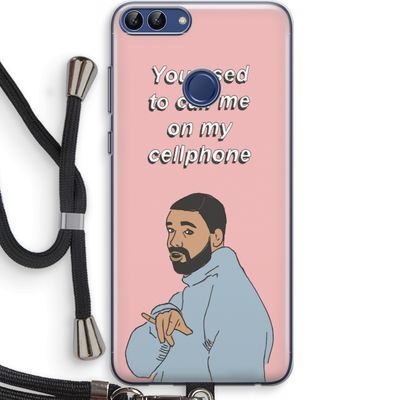 Hotline bling: Huawei P Smart (2018) Transparant Hoesje met koord