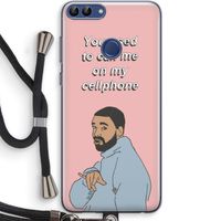 Hotline bling: Huawei P Smart (2018) Transparant Hoesje met koord