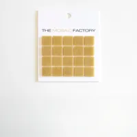 The Mosaic Factory Amsterdam Mozaiek Tegel Vierkant - Ultra Licht Bruin Glas Basic 322x322 mm